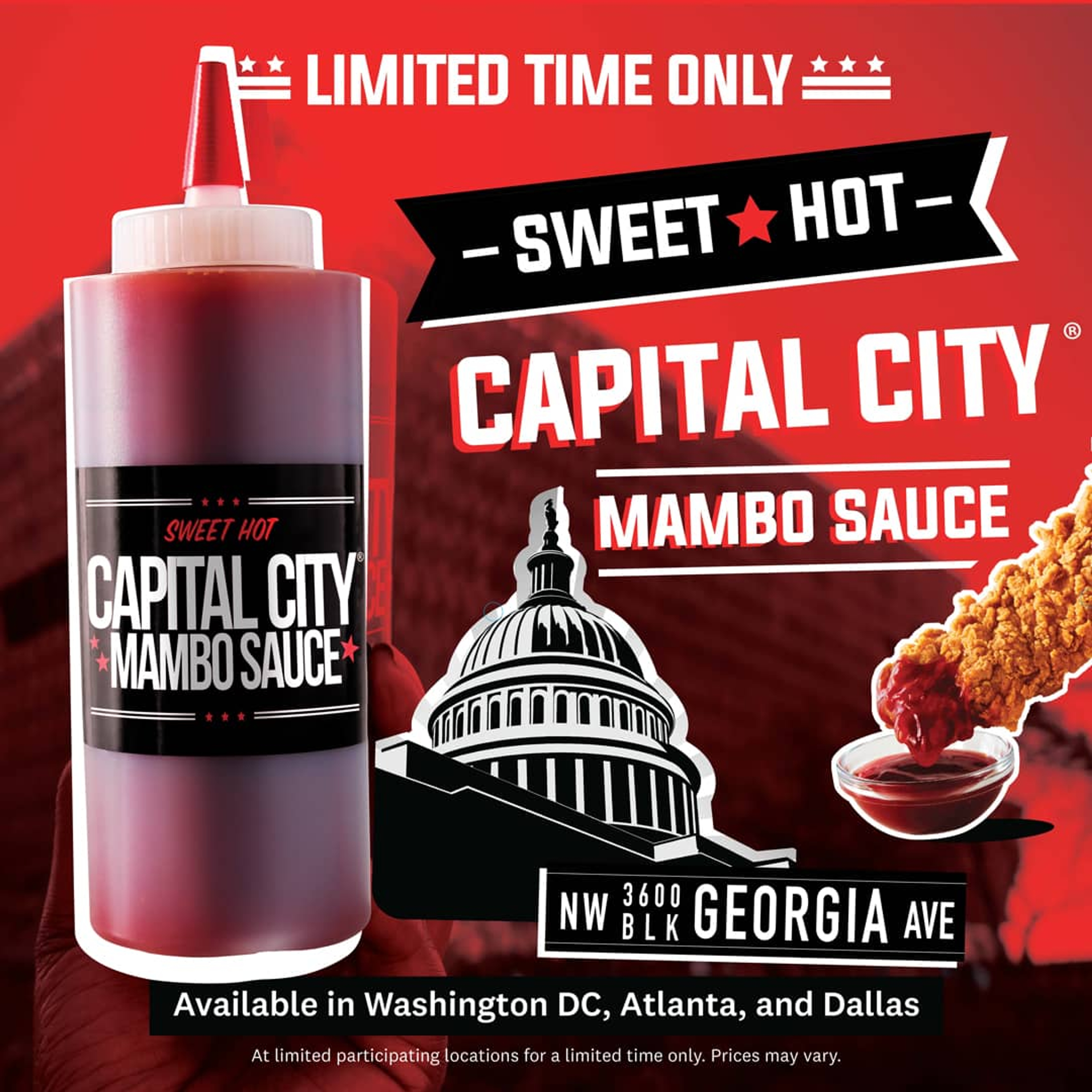 D.C.'s Famous Capital City® Mambo Sauce Is Coming To KFC® Restaurants In Select Cities