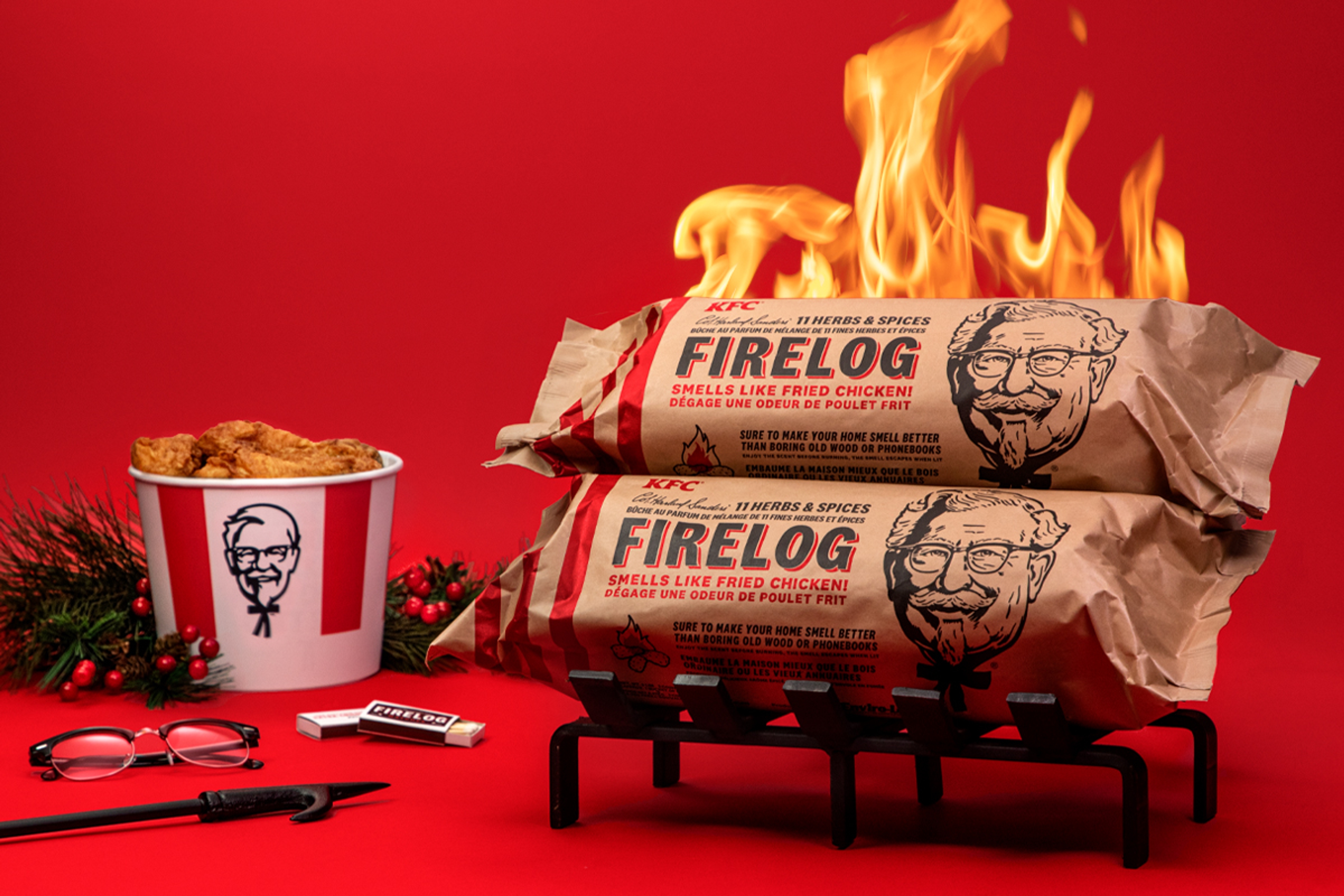 KFC’S 11 HERBS AND SPICES FIRELOG IS COMING TO CANADA