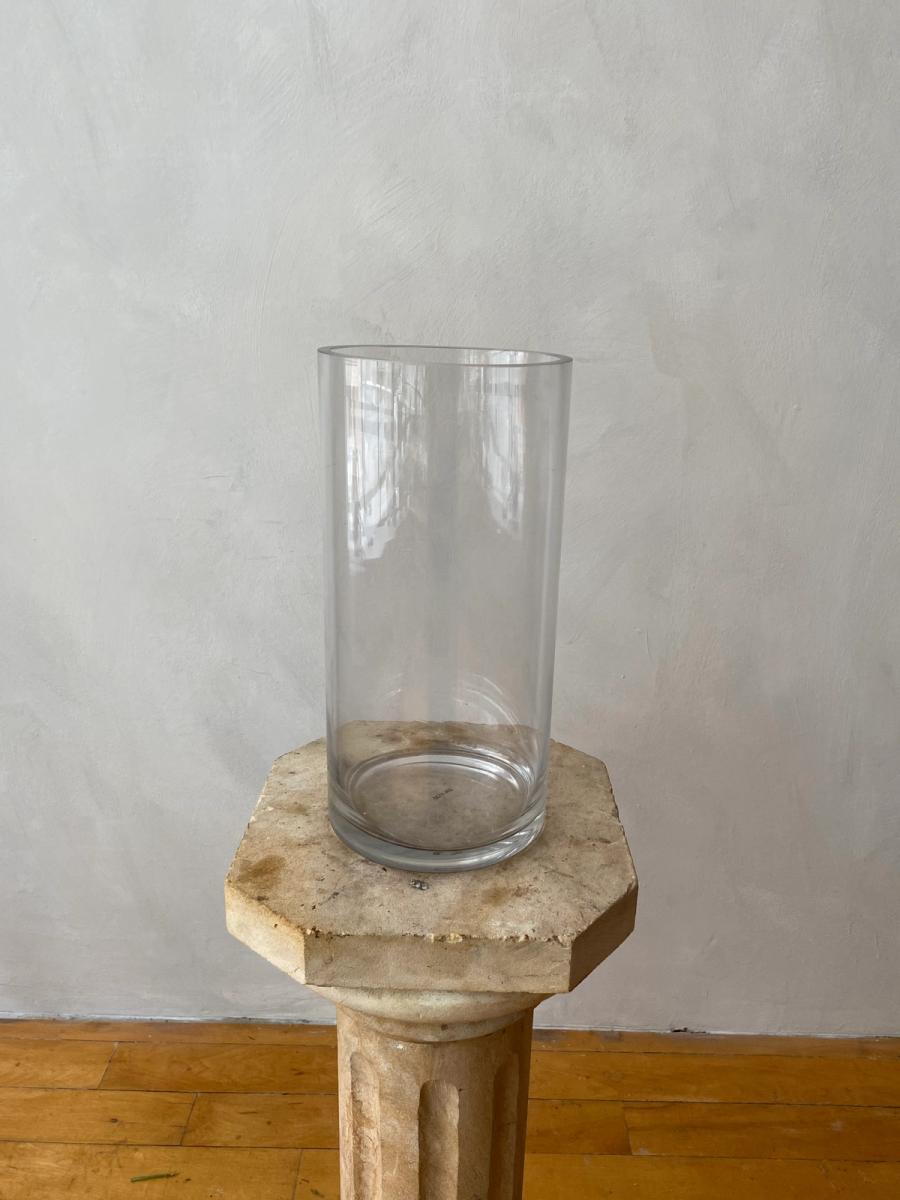Product image in gallery for Medium Glass Hurricane Vase | Item 1