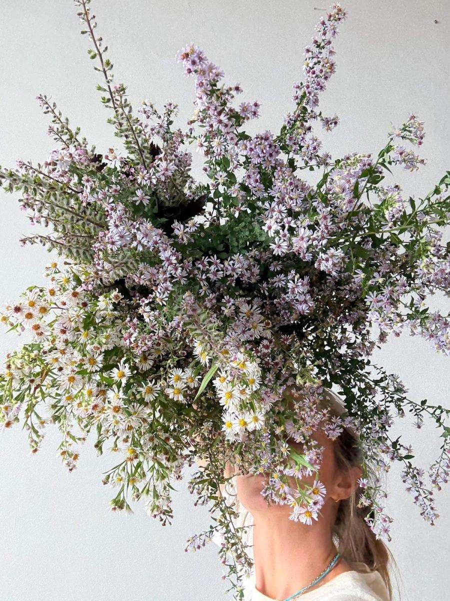 Product image in gallery for Wild Aster and Japanese Shiso | Item 1