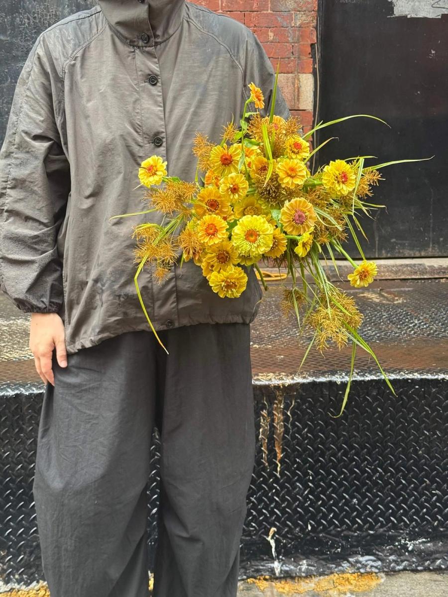Product image in gallery for Zinnias with Sedge | Item 1