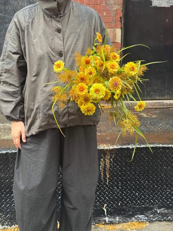 Thumbnail Image of Zinnias with Sedge