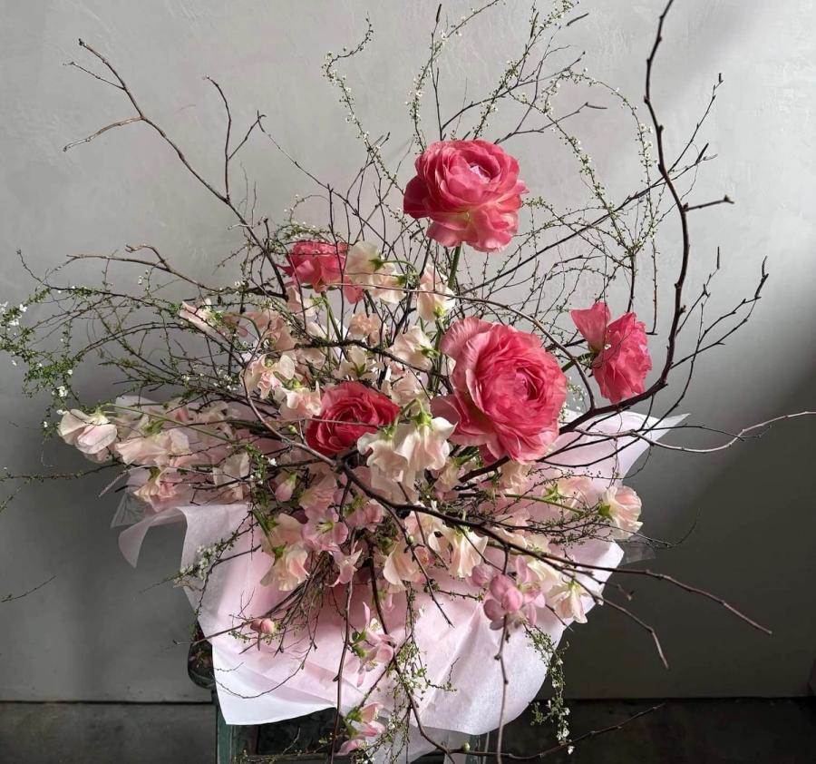 Product image in gallery for Valentine's Signature Flower Arrangement + WWL | Item 1