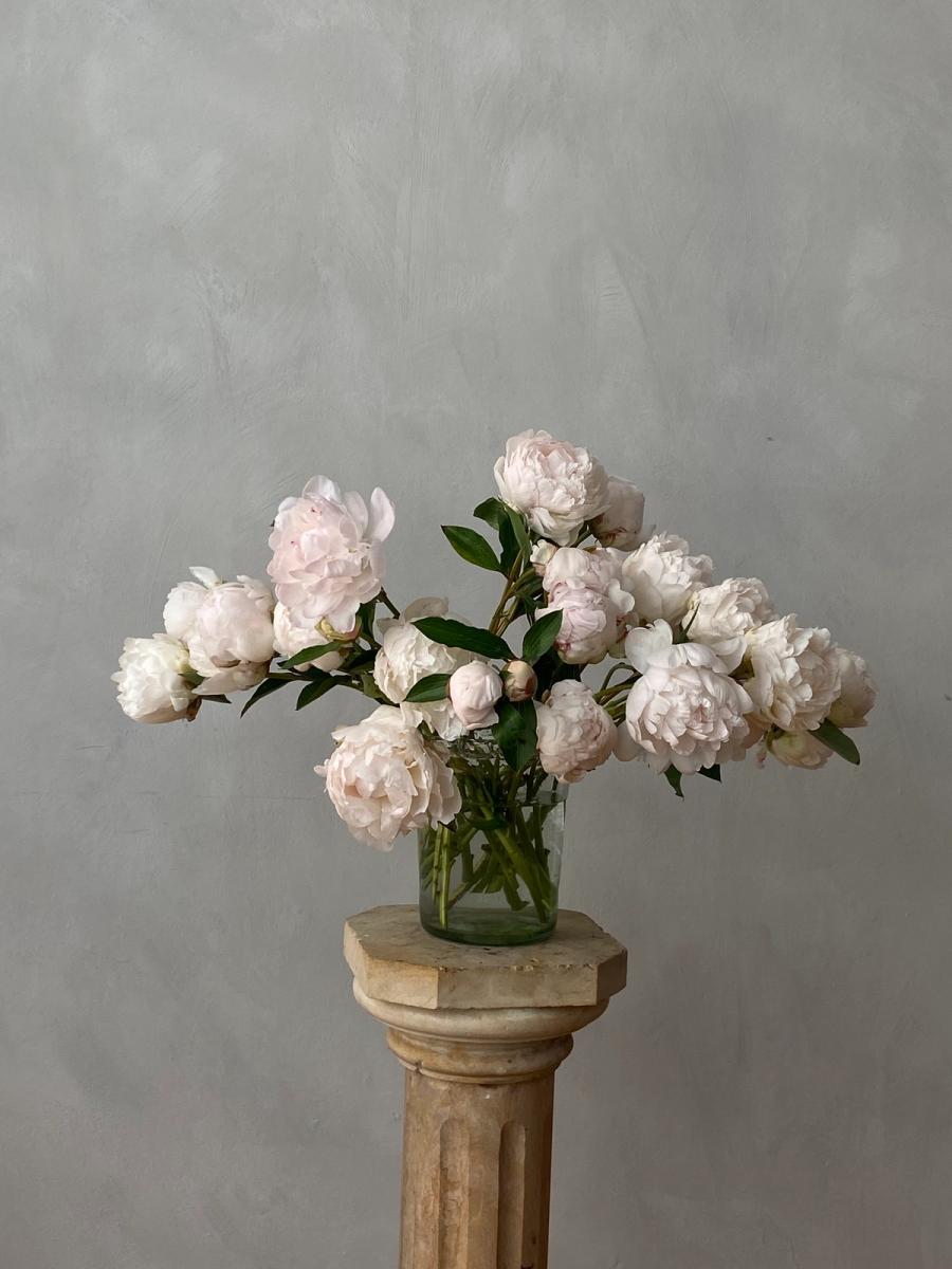 Product image in gallery for Bowl of Cream Peonies | Item 1