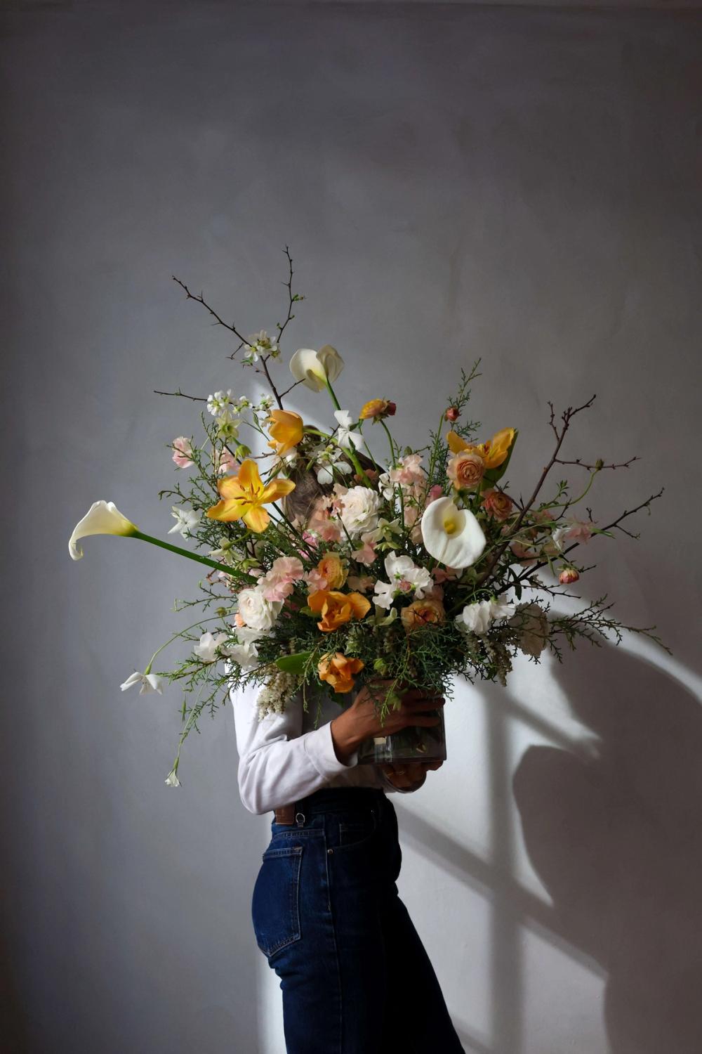 Slide 1 for call to action section on arrangements and bouquets