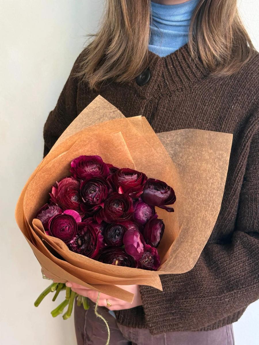 Product image in gallery for Black Elegance Ranunculus | Item 3