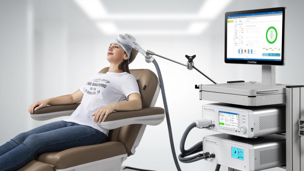 Setting di stimolazione magnetica rTMS