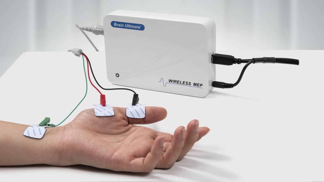 Modulo Wireless EMG per MEP (Motor Evoked Potentials).