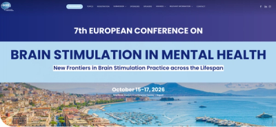 EUROPEAN CONFERENCE ON BRAIN STIMULATION IN MENTAL HEALTH