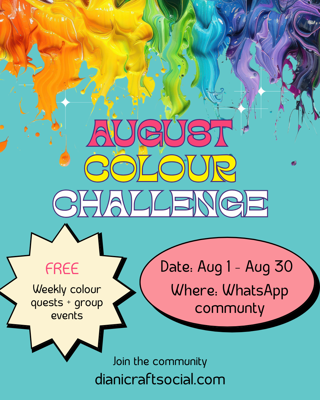 Diani Craft Social August Colour Challenge