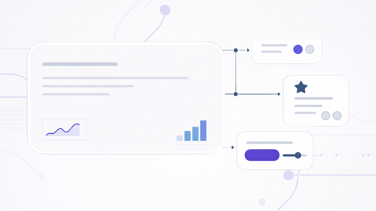 Abstract illustration representing modern high-performance web architecture.