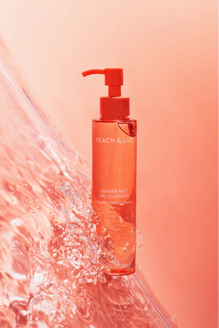 Peach and Lily Ginger Melt Oil Cleanser for Step 1 in Double Cleansing