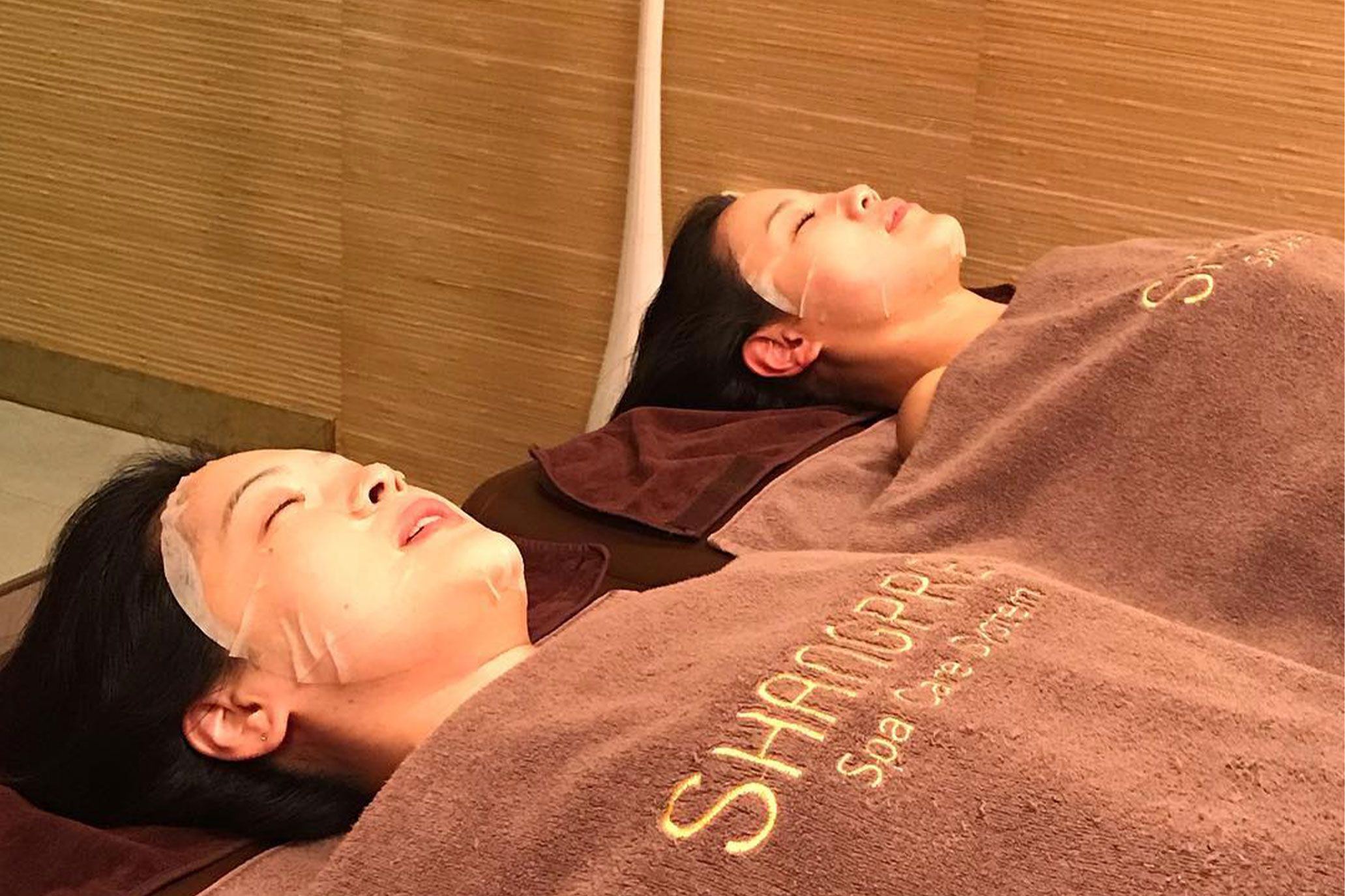 Alicia Yoon in a spa