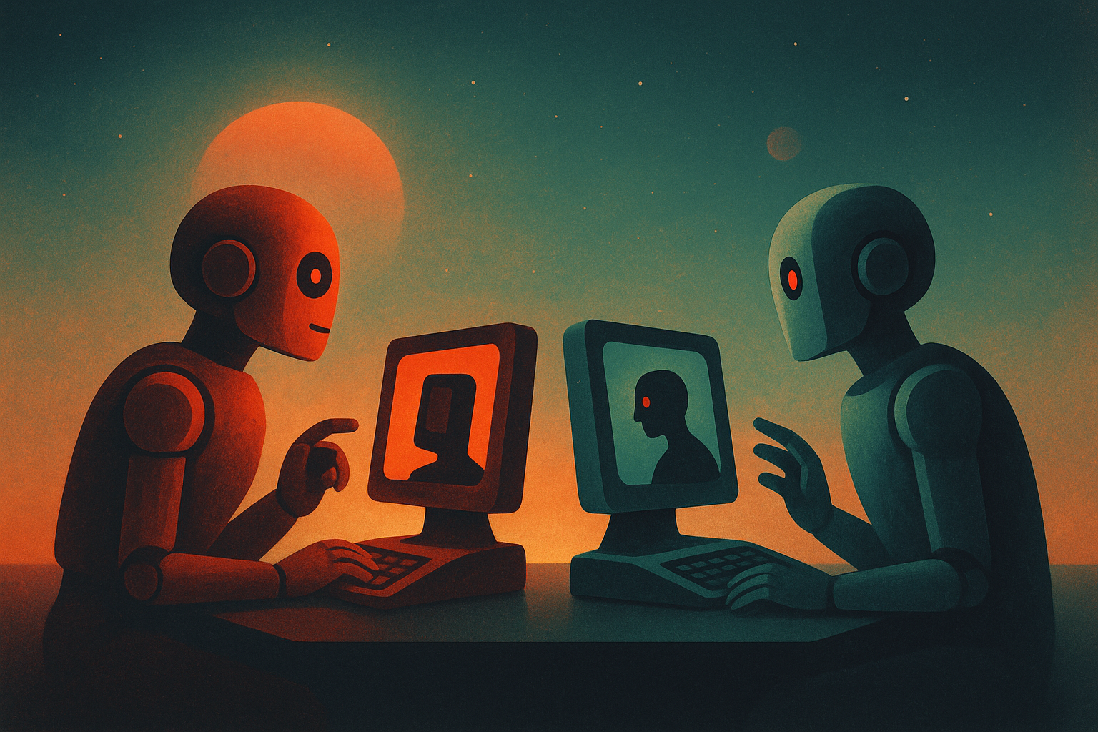 Charla entre Robots