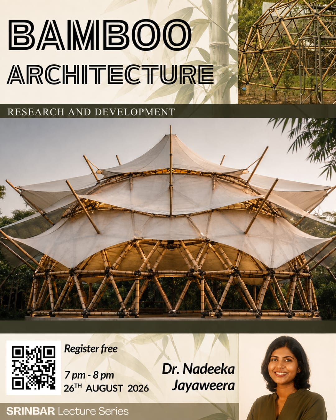 Bamboo Architecture — SRINBAR event poster