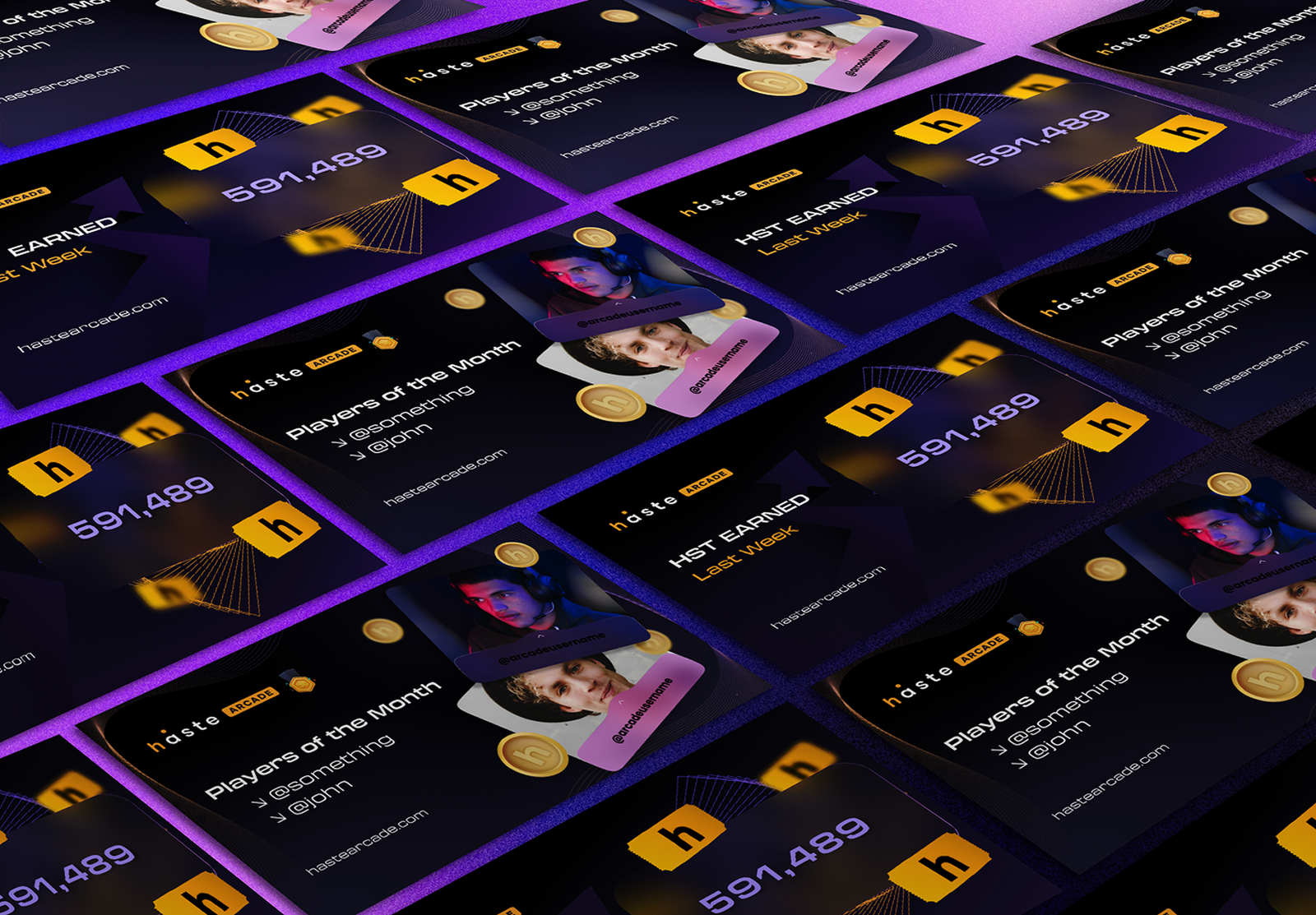 Haste Arcade - Social Media Templates