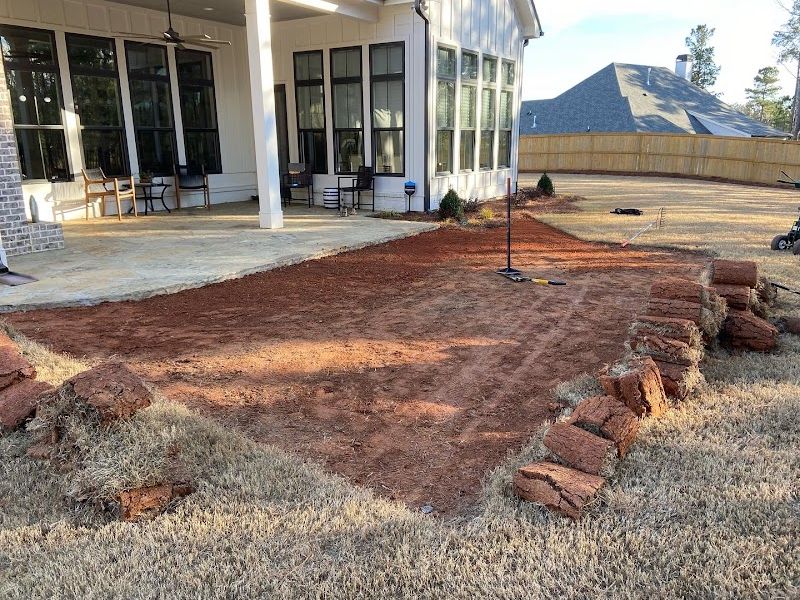 Georgia Pines landscaping