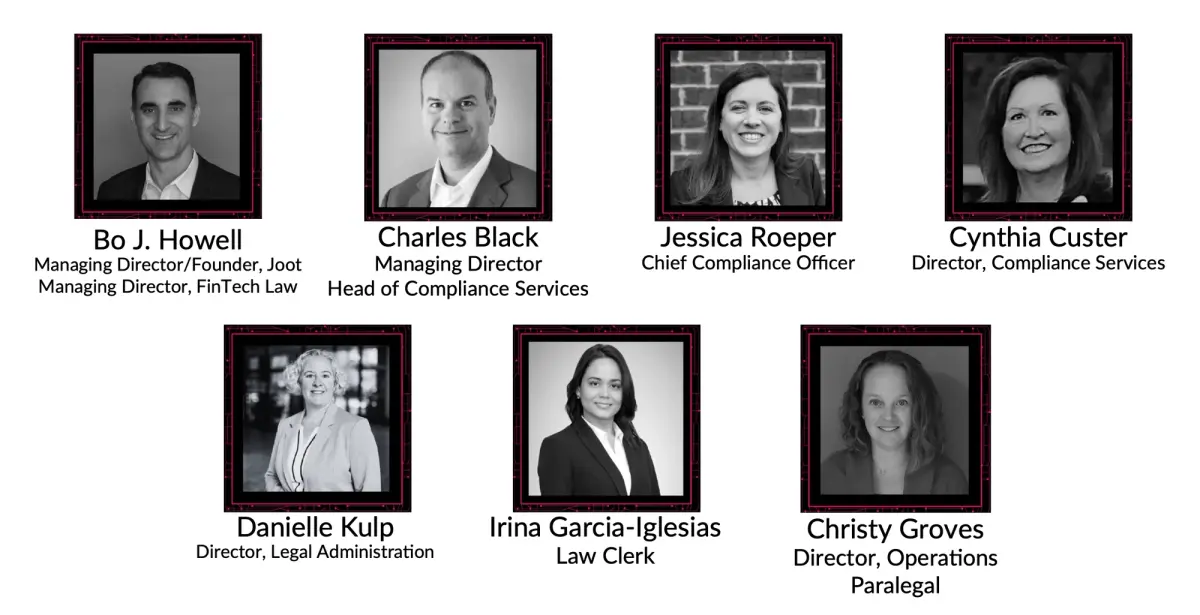 Bo J. Howell, Charles Black, Jessica Roeper, Cynthia Custer, Danielle Kulp, Irina Garcia-Iglesias, Christy Groves