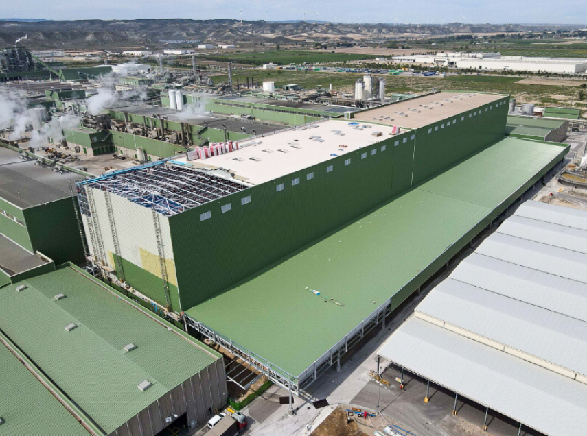 Construcción de las Instalaciones industriales de Saica