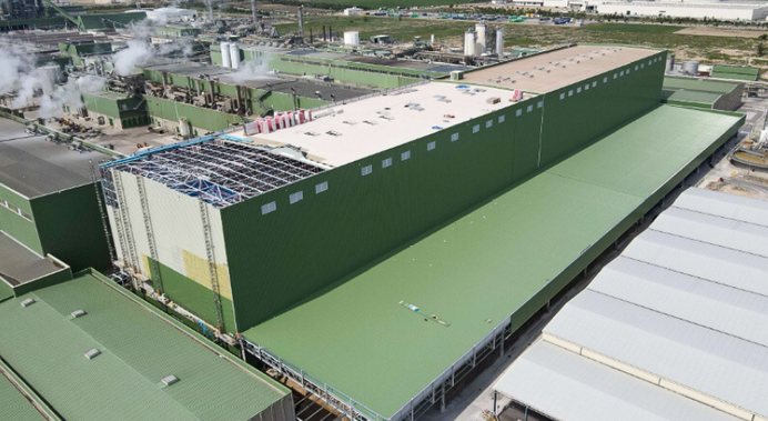 Construcción de las Instalaciones industriales de Saica