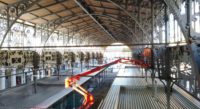 Obras de edificio de Retail, Mercado Central Zaragoza
