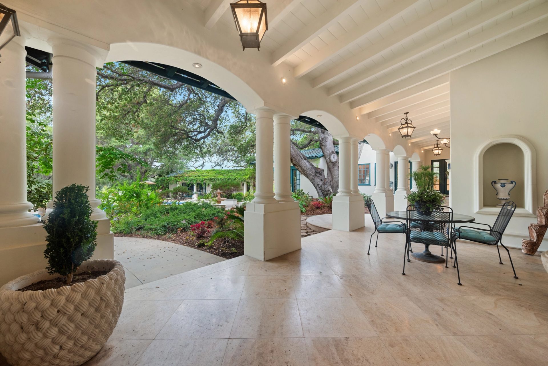 Grounds, pool, sport court, and gardens at 519 Meadow Grove