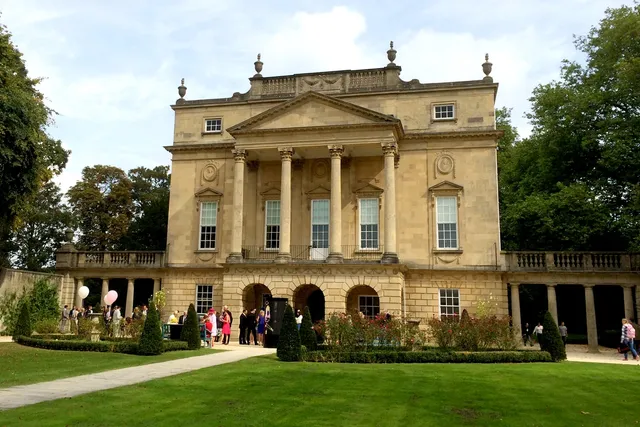The front facade of The Holburne Museum in Bath, UK 
