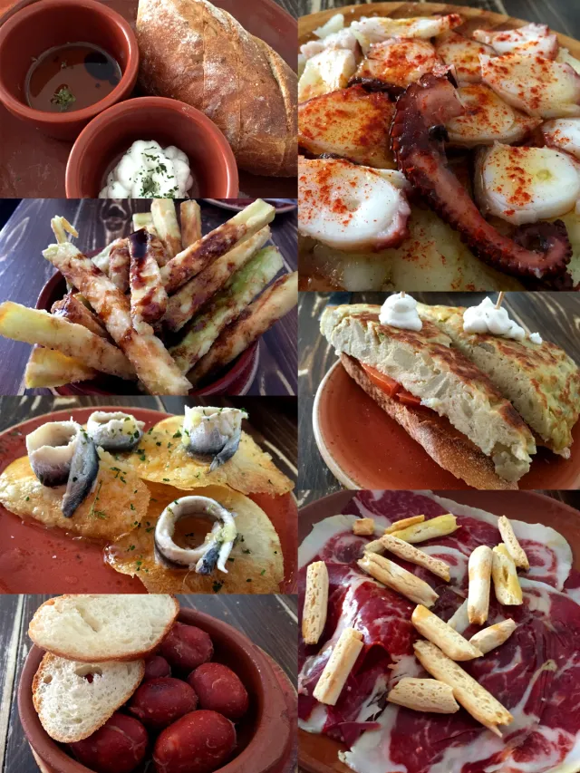Selection of tapas at Olé in Bath