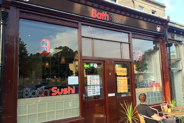 Bath Sushi in Bath: Front view of a sushi restaurant, offering fresh and delicious Japanese cuisine