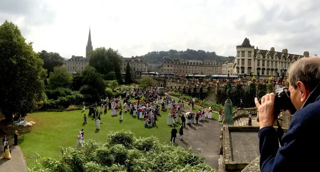 Jane Austen Festival in Parade Gardens Bath