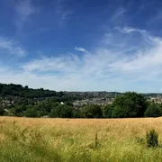 View of Bath from Bath Skyline route in Summer