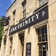 The Trinity in Bath: Front view of a charming pub, with a welcoming atmosphere and offering a diverse selection of drinks
