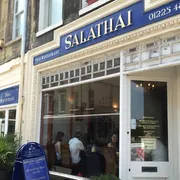 Salathai in Bath: Front view of an authentic Thai restaurant, exuding cultural charm and offering flavourful dishes