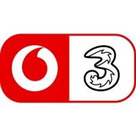 Vodafonethree logo