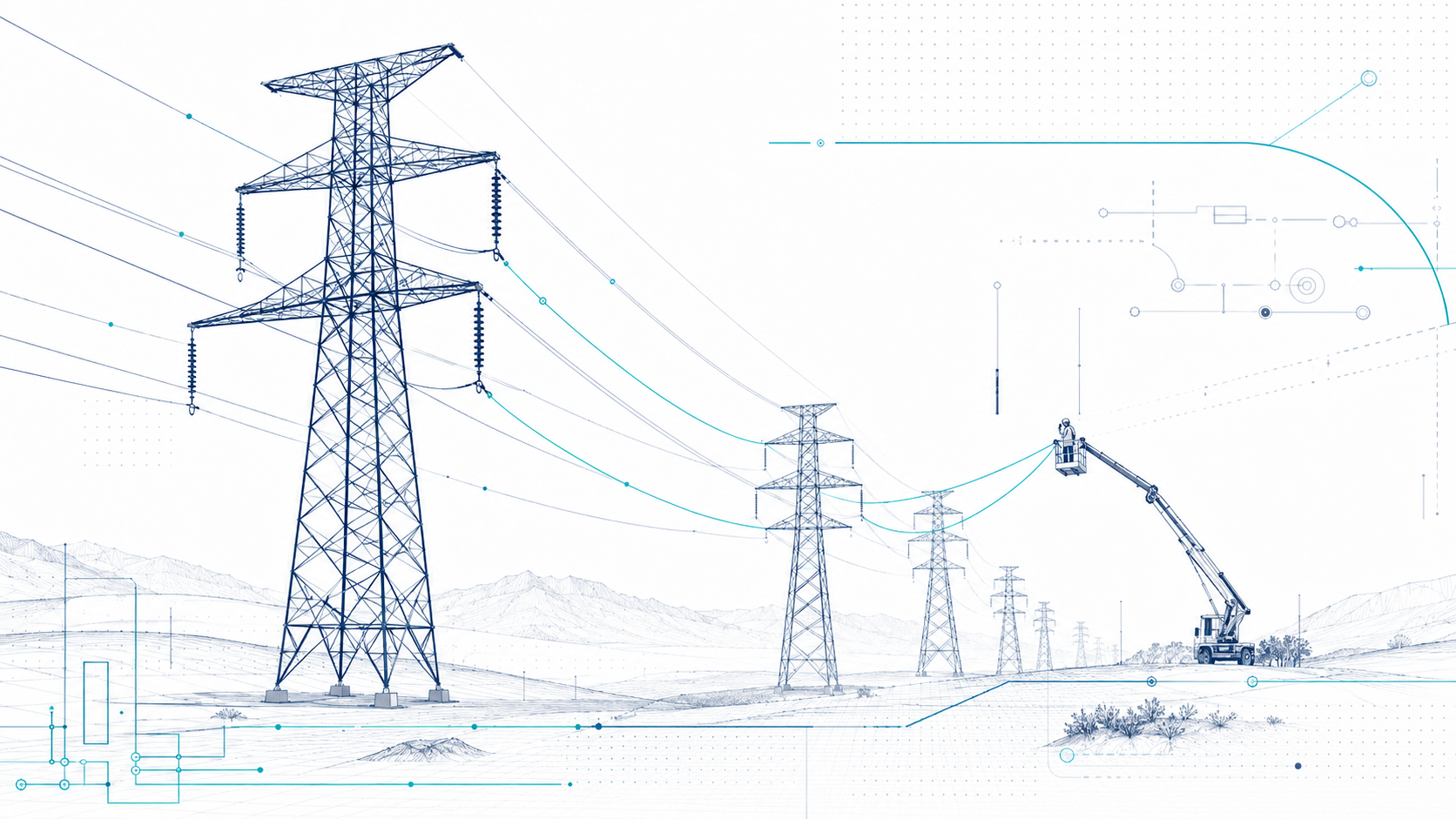 345 kV double-circuit corridor with 138 kV substation step-down