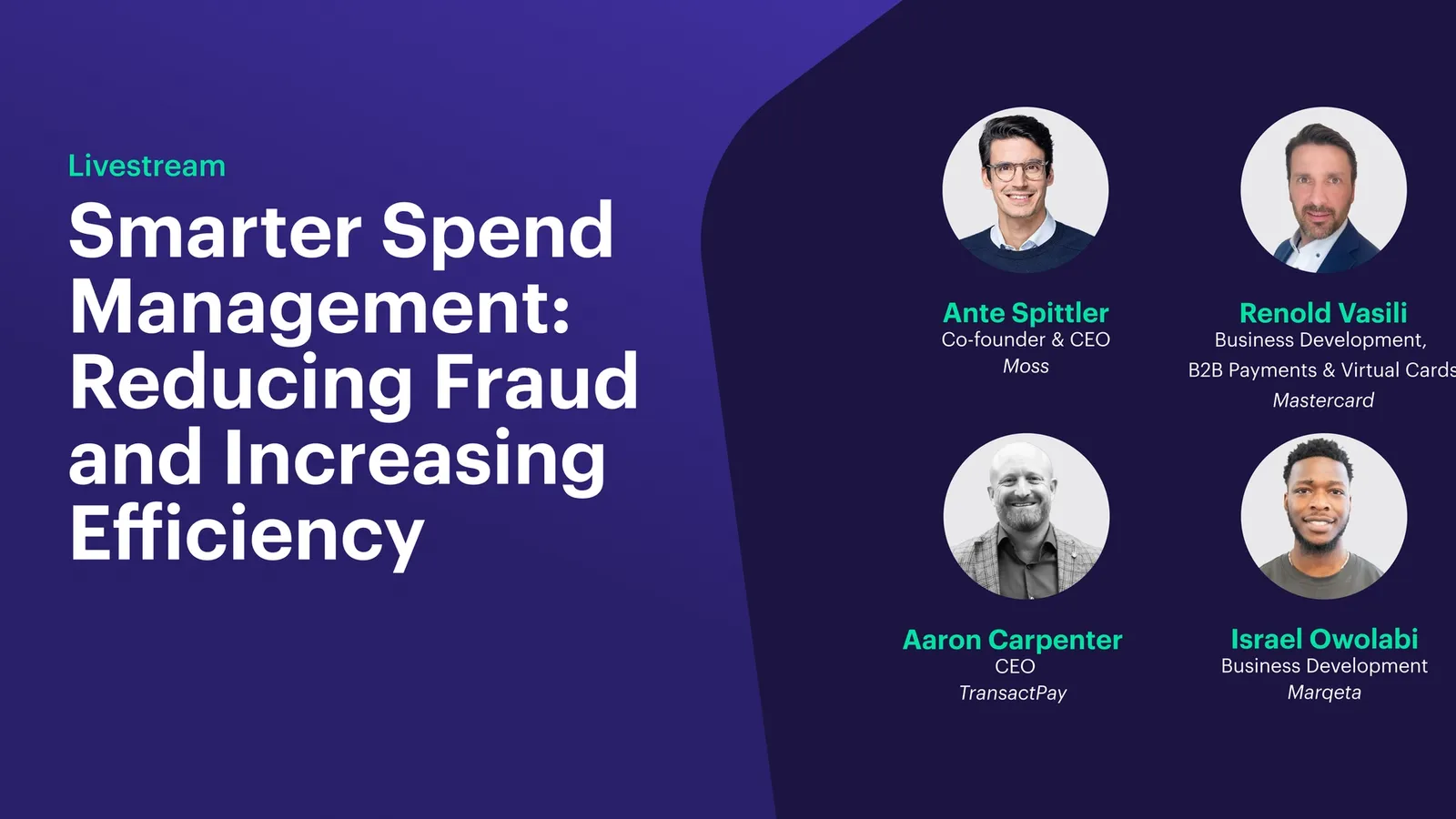 B2B spend reinvented: Insights from Mastercard, Moss, and TransactPay