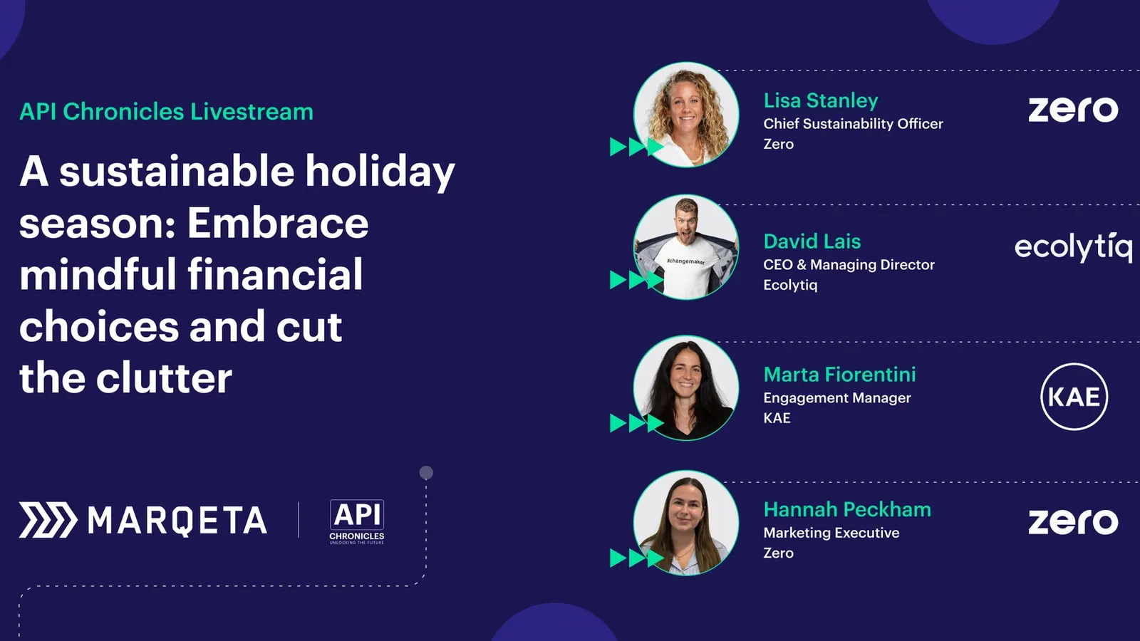 The sustainability session: Insights from industry leaders for a more mindful holiday season