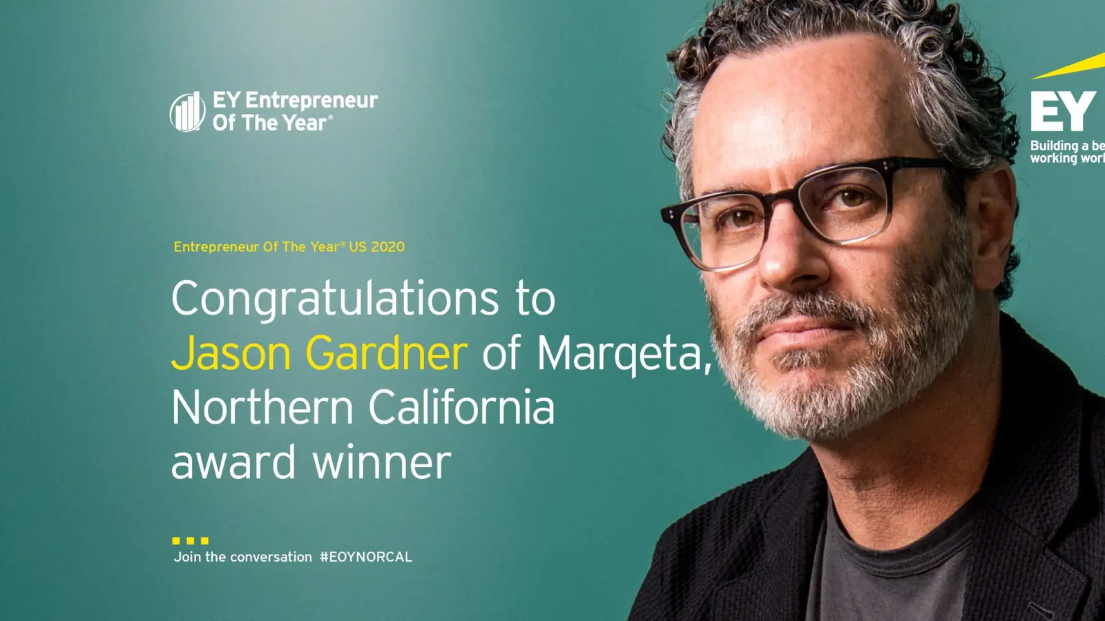 Jason Gardner is a 2020 EY Entrepreneur of the Year®