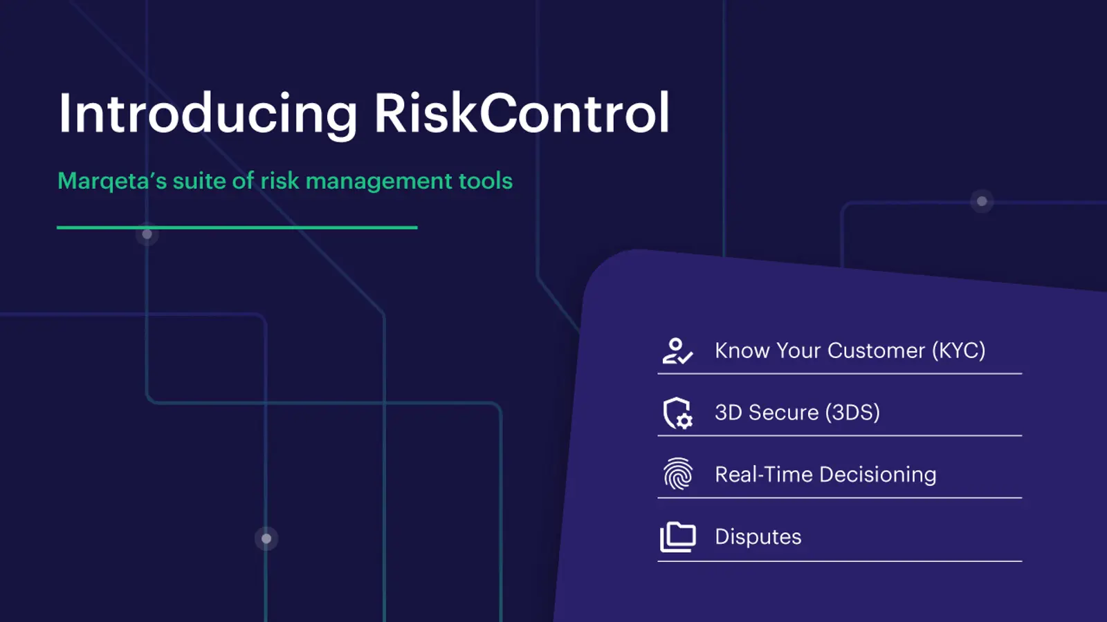 Marqeta's RiskControl product suite helps combat card fraud