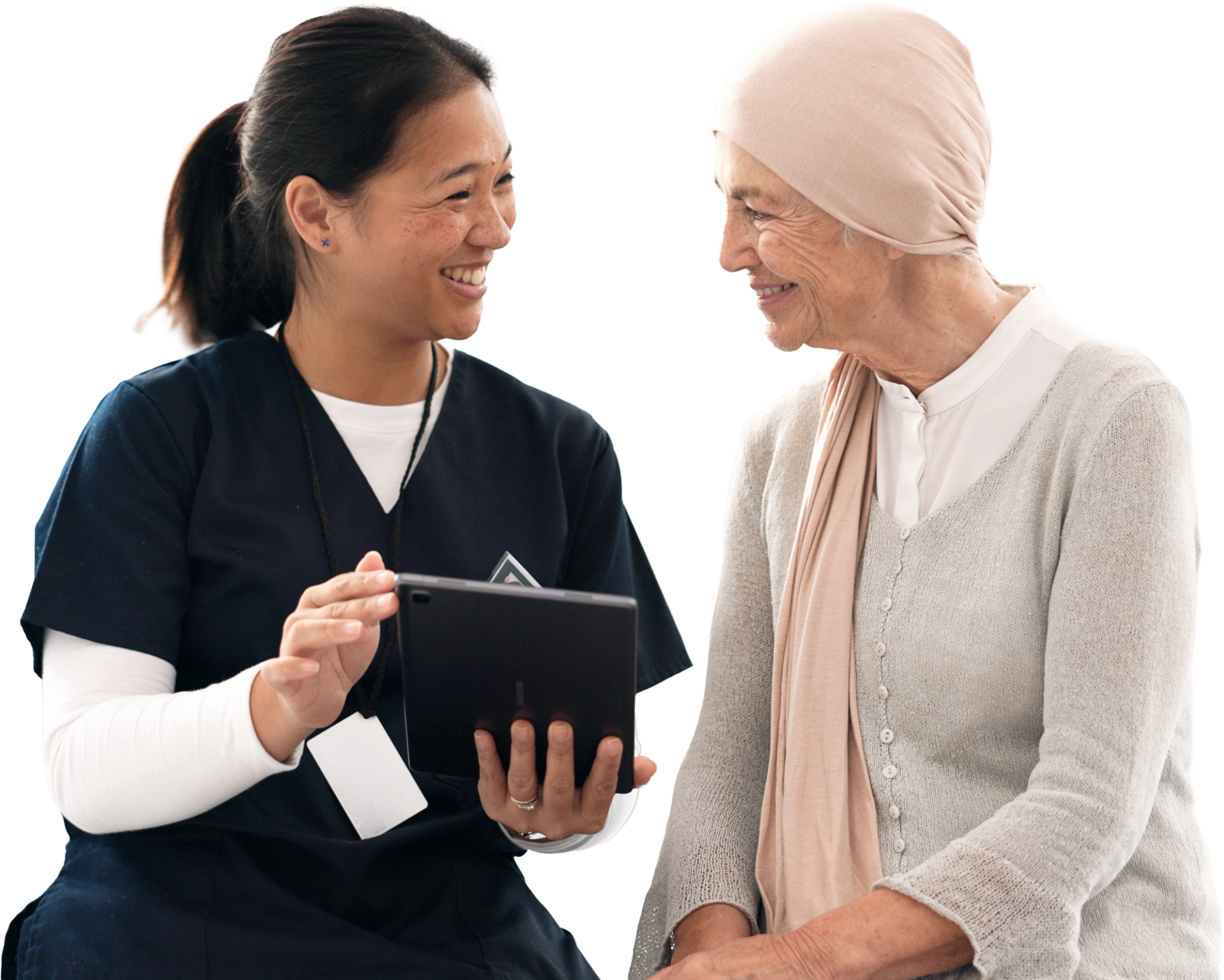 occupational therapist with patient