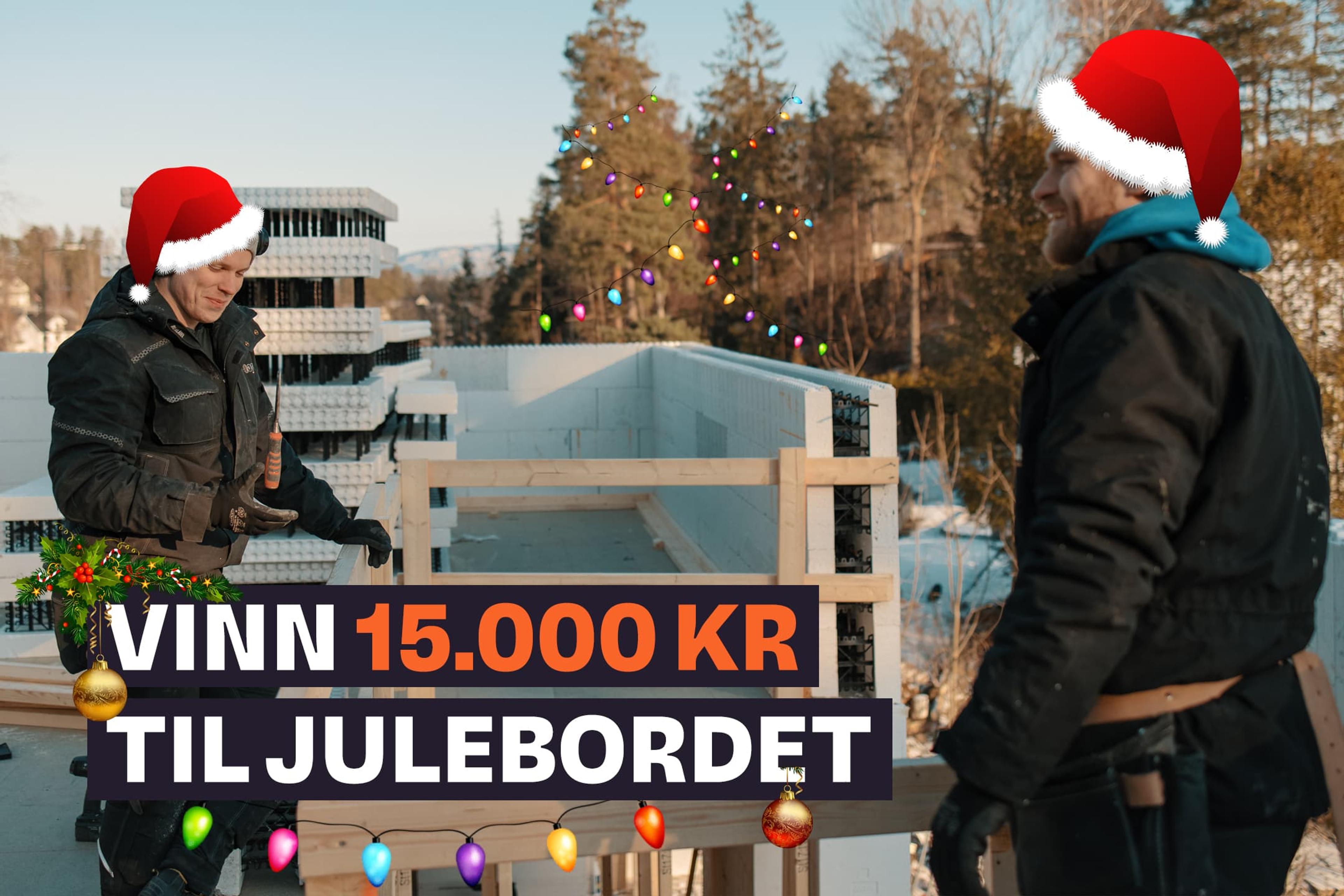 Vinn 15.000 kroner til årets julebord