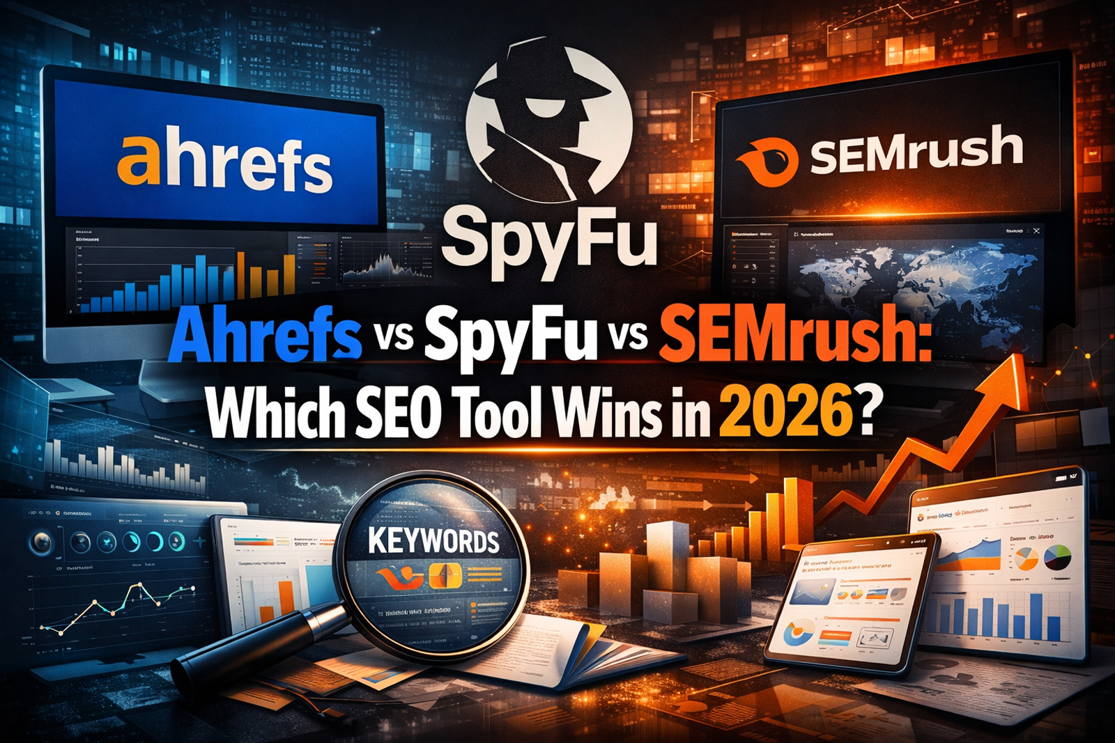Ahrefs vs SpyFu vs SEMrush: Which SEO Tool Wins in 2026?
