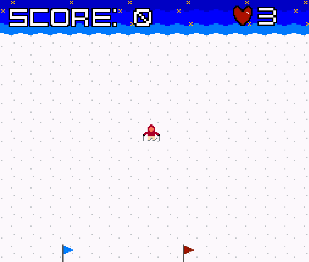 Sample gameplay of "Ski Game"
