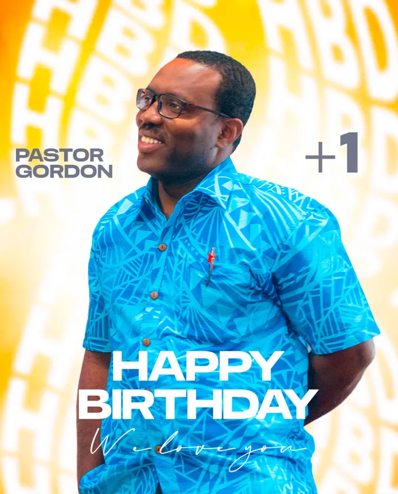 HBD Pastor Gordon