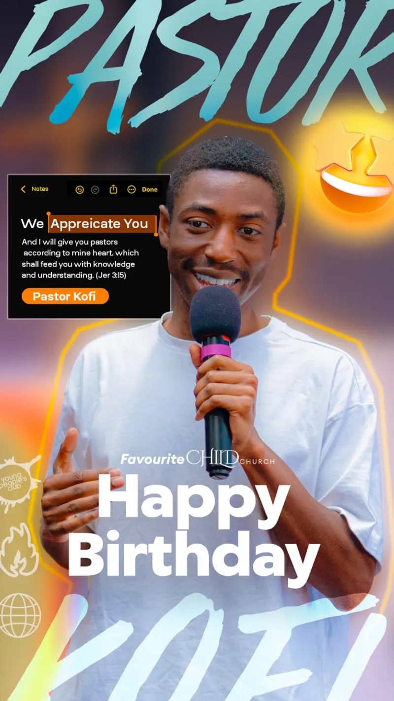 HBD Pastor Kofi