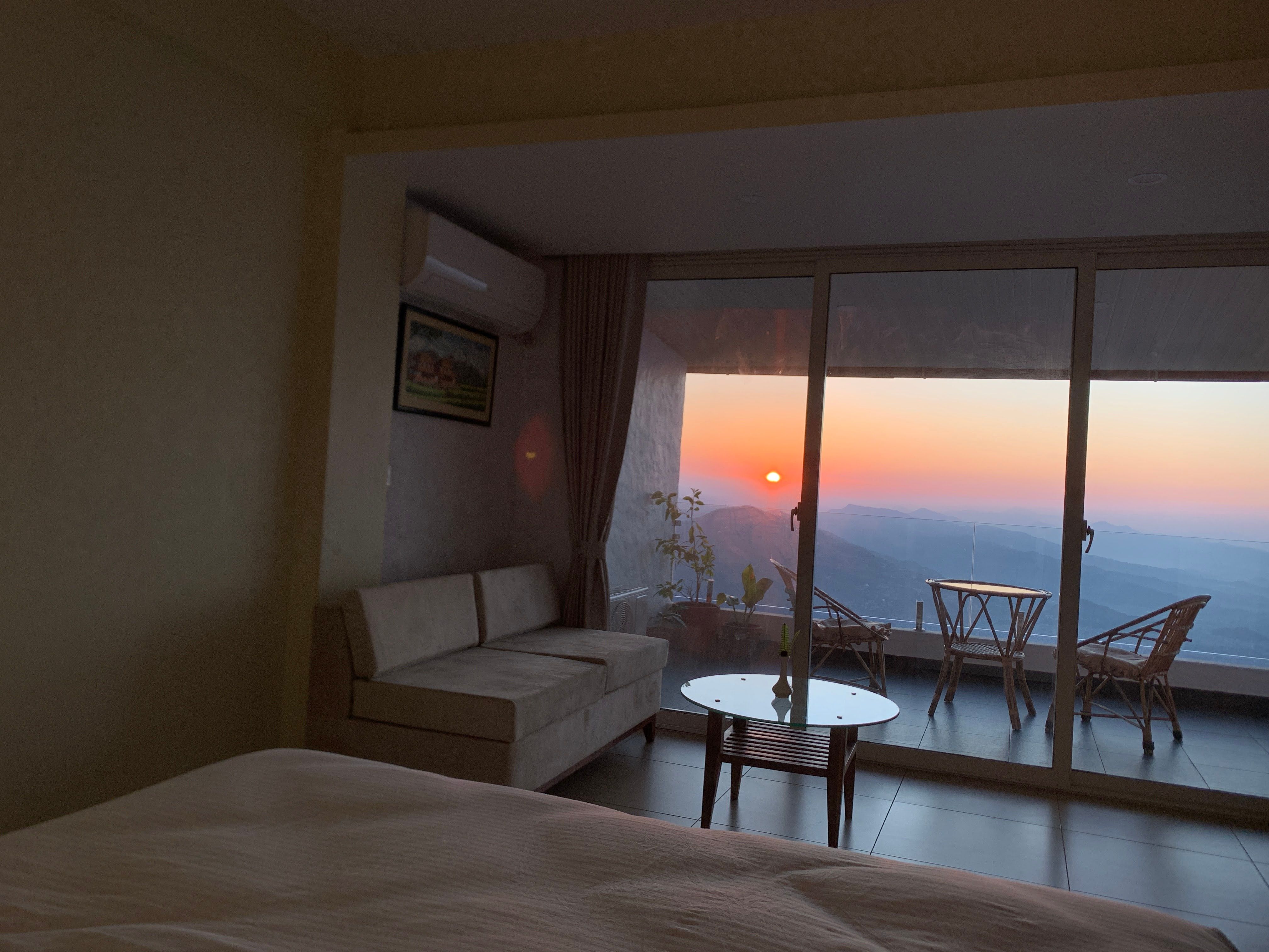 sunrise from room