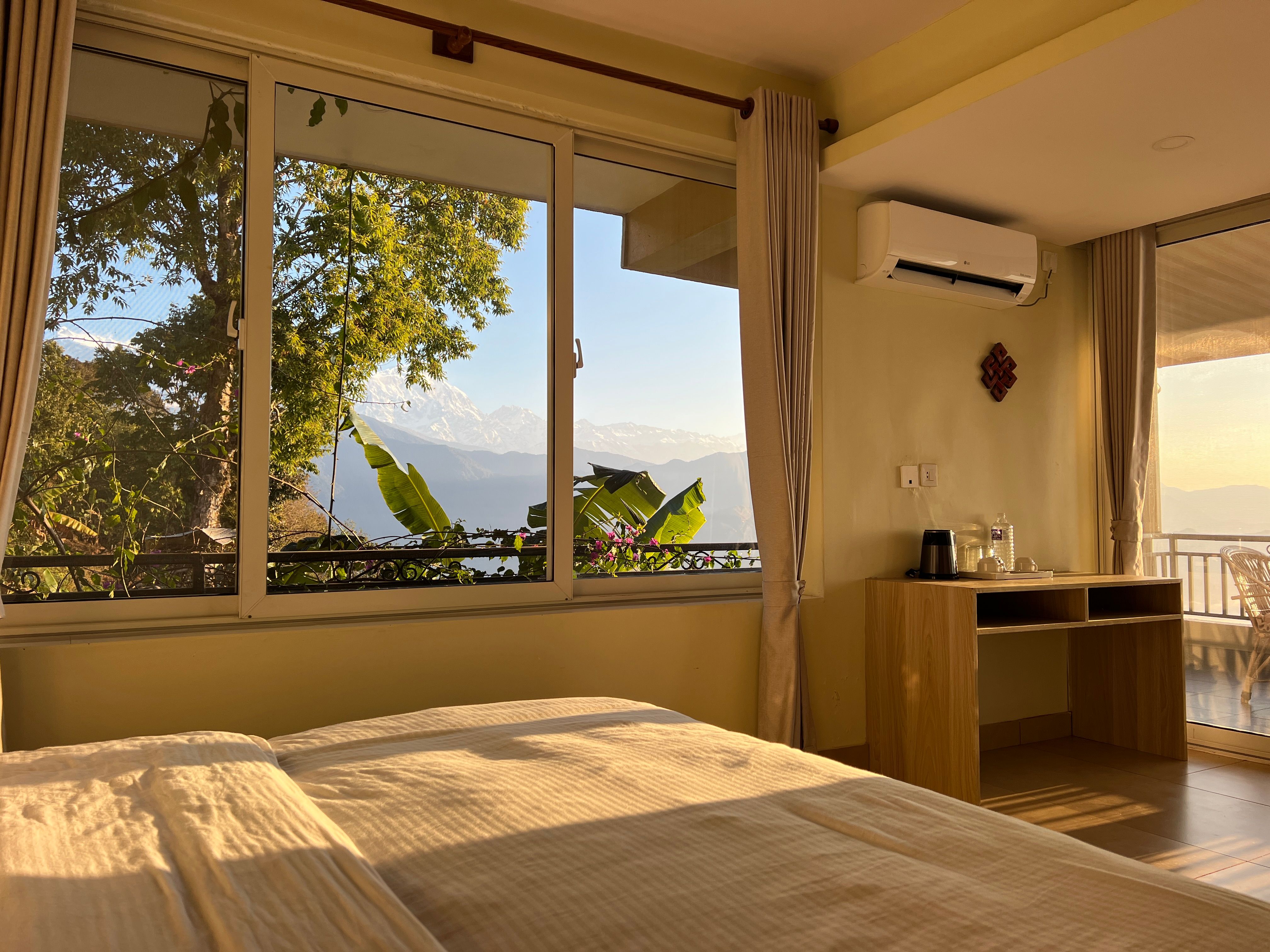 sunrise in bedroom