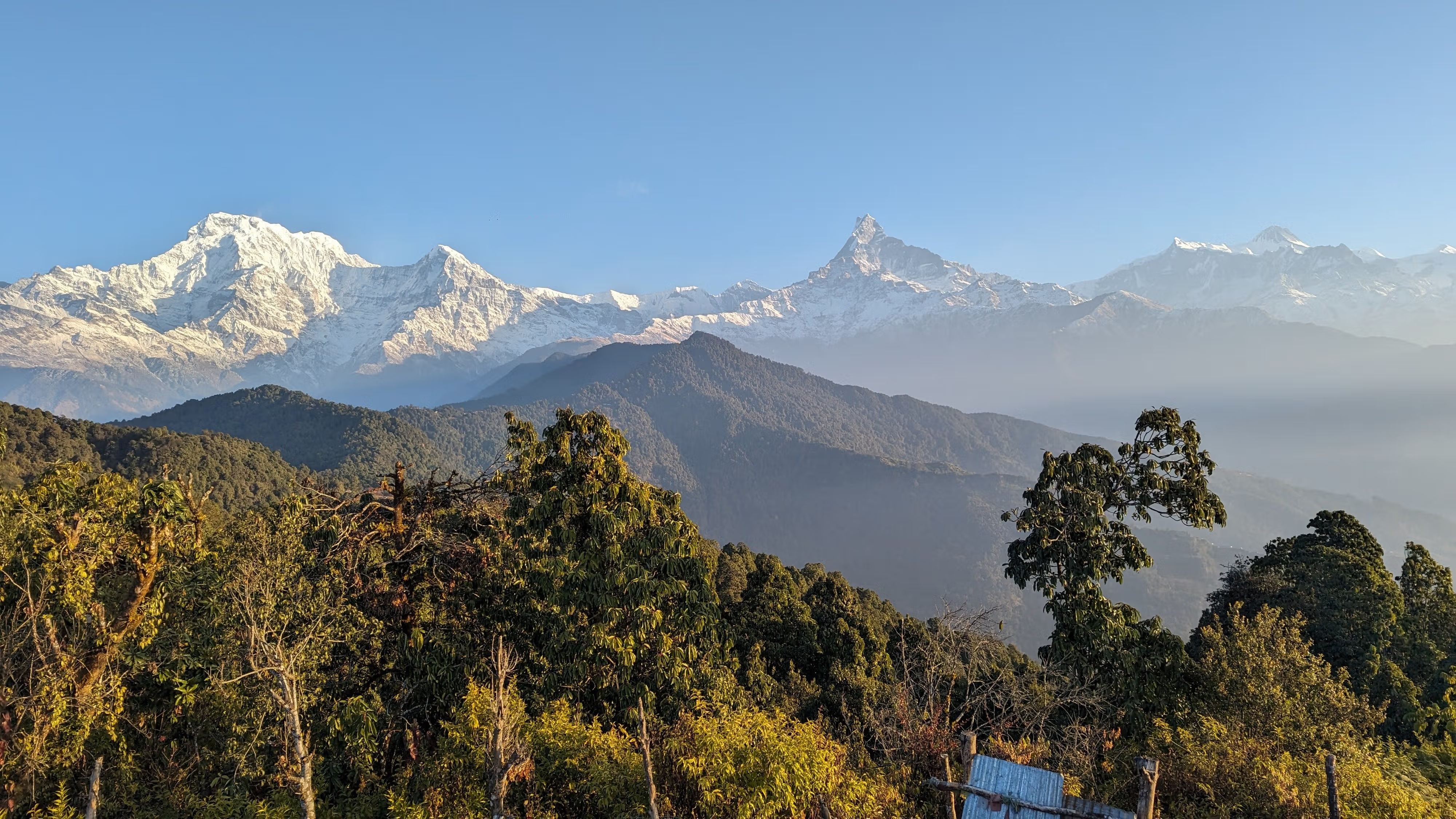 Annapurna range from Australian Base Camp.