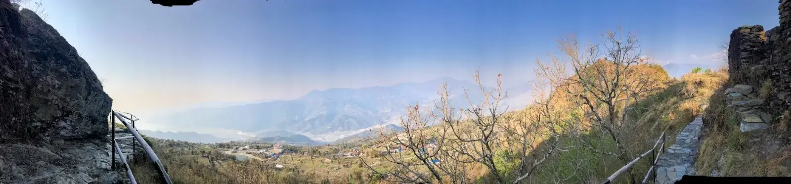Panoramic view as seen from Kaskikot durbar