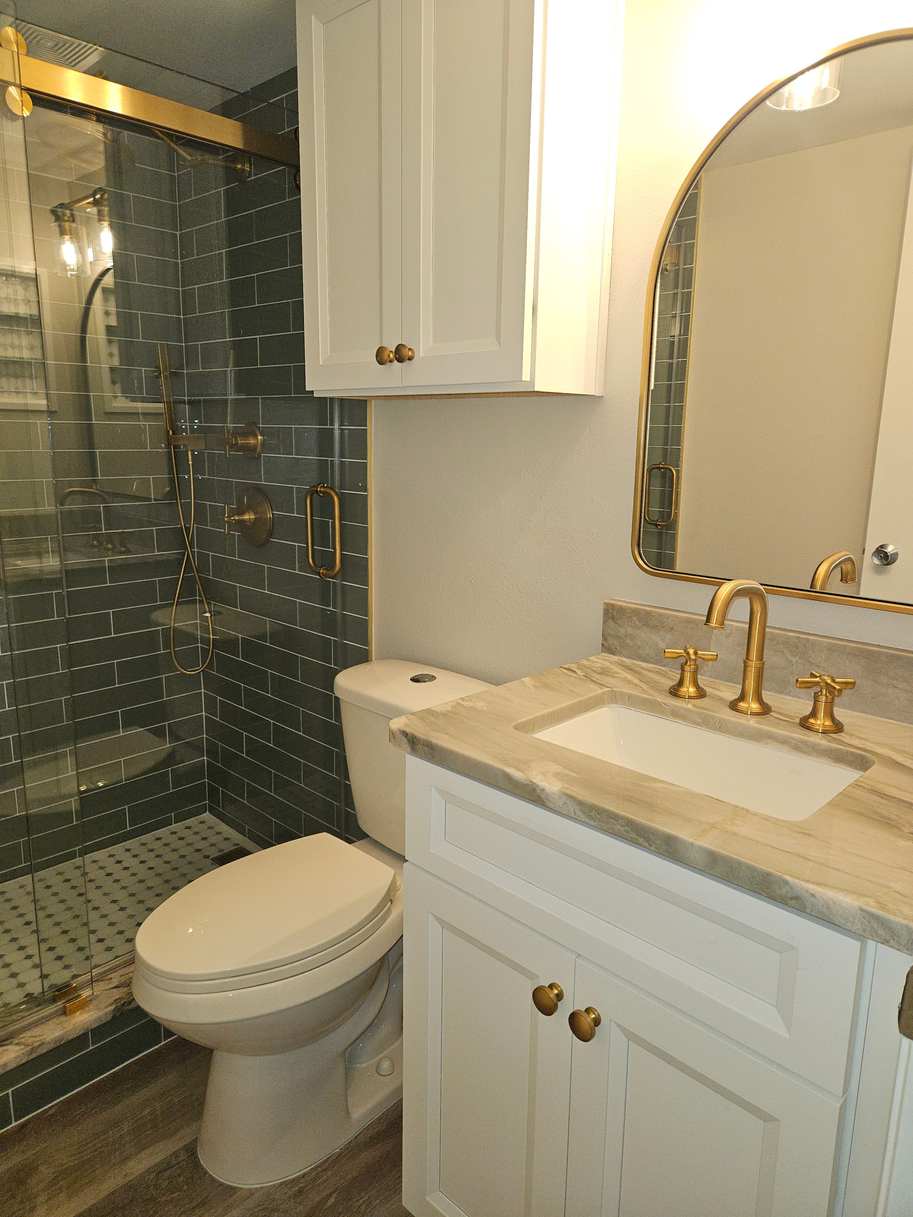 New Modern Master Bathroom
